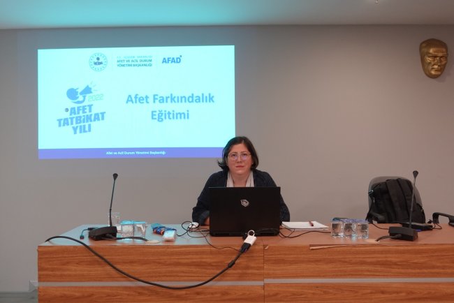 Mimarlık Stajyerlerine “Afet Farkındalık Eğitimi”