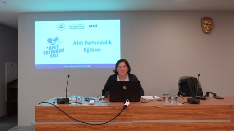 Mimarlık Stajyerlerine “Afet Farkındalık Eğitimi”
