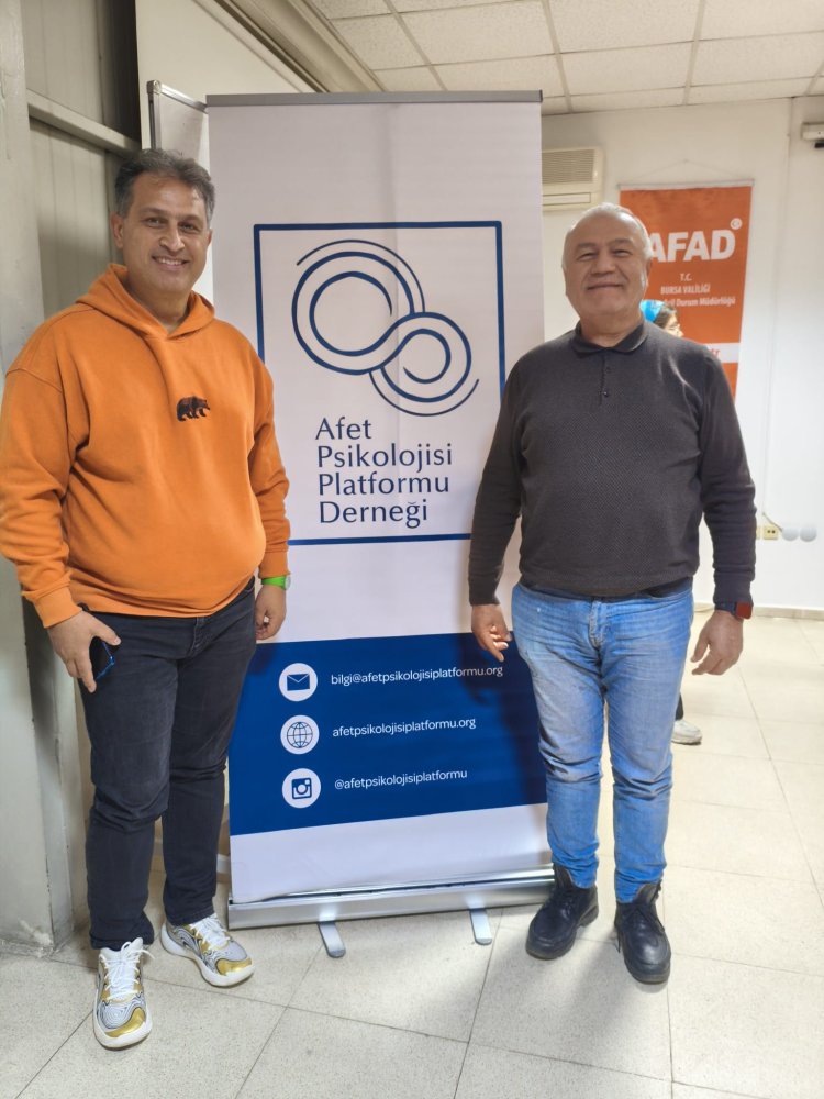 Afet Psikolojisi Eğitimine Katıldık.